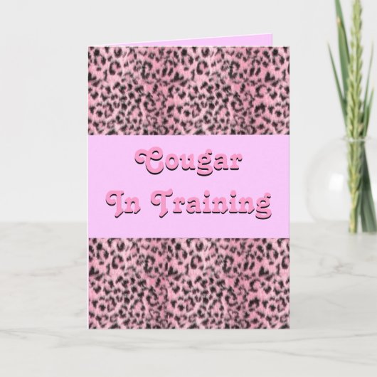 トレーニング中のクーガー カード (正面)