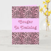 トレーニング中のクーガー カード (黄色い花)