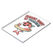 トレーニング中のサメの赤ちゃん | 子供用 ノートブック (左側)