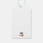 トレーニング中のポーソウルウィッチ – かわいいハロウィーン犬 ギフトタグ (裏面)