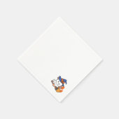 トレーニング中のポーソウルウィッチ – かわいいハロウィーン犬 スタンダードカクテルナプキン (角)