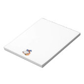 トレーニング中のポーソウルウィッチ – かわいいハロウィーン犬 ノートパッド (回転)