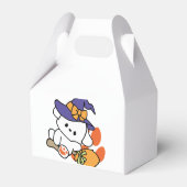 トレーニング中のポーソウルウィッチ – かわいいハロウィーン犬 フェイバーボックス (裏面サイド)