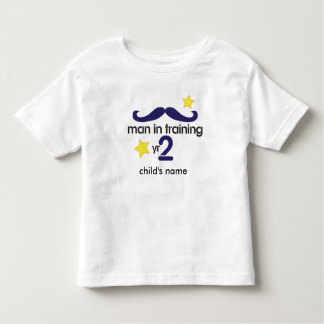トレーニング中の男2歳の誕生日 トドラーTシャツ