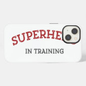 トレーニング中のSUPERHERO 超タフiPhoneケース iPhoneケース (裏面横)
