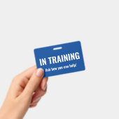 トレーニング中 バッジ (手持ち)