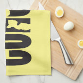 トレーニング動機 – 征服 キッチンタオル (四つ折り)