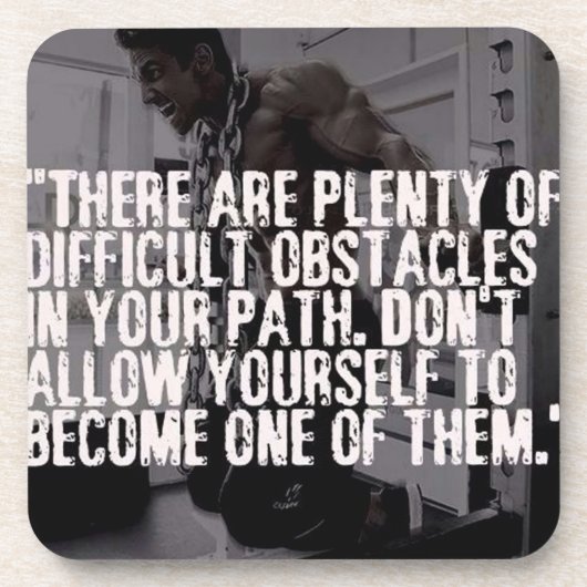 トレーニング感動的ワード – 障害物 コースター (正面)