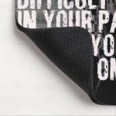 トレーニング感動的ワード – 障害物 マウスパッド (コーナー)