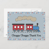 トレーニング感謝はがき – 赤、白、青 ポストカード (正面/裏面)