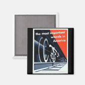 トレーニング未編集ヴィンテージ写真Old Eutitic Pictur マグネット (正面/裏面)