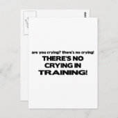トレーニング泣き叫びなし ポストカード (正面/裏面)