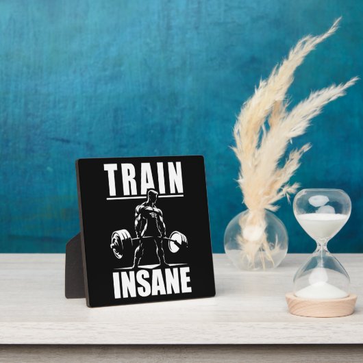 トレーニング狂やる気を起こさせる – ジム、トレーニングフィットネス フォトプラーク (インサイチュ)