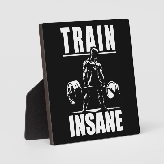 トレーニング狂やる気を起こさせる – ジム、トレーニングフィットネス フォトプラーク (正面)