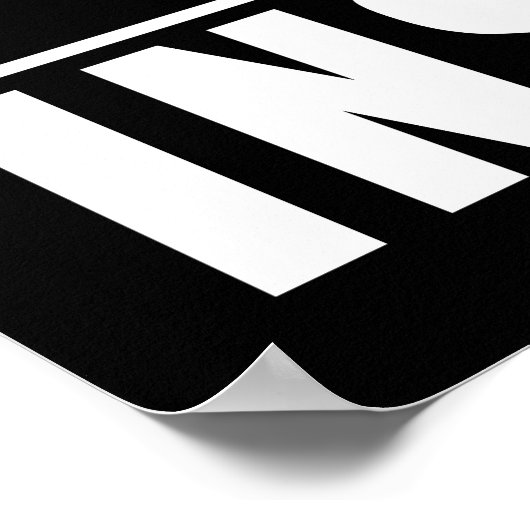 トレーニング狂 – ジムトレーニング やる気を起こさせる ポスター (角)