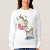 トレーニング猫 スウェットシャツ (正面)