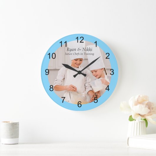 トレーニング用の壁時計のシェフ ラージ壁時計 (ホーム)