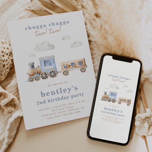 トレーニング第2の誕生日招待状 |デジタルまたは印刷 招待状