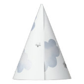 トレーニング第2誕生日パターンホワイトパーティーハット パーティーハット (裏面)