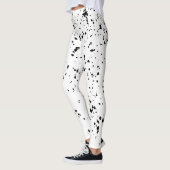 トレーニング絵を描（ばちゃばちゃ）跳ねる レギンス (左)