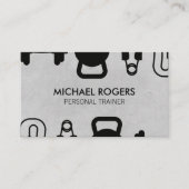 トレーニング訓練装置 | フィットネス 名刺 (正面)