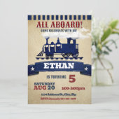 トレーニング誕生日の招待ヴィンテージ 招待状 (スタンド正面)