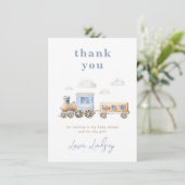 トレーニング赤ちゃんシャワーサンキューカード サンキューカード (スタンド正面)