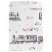 トレーニング赤ちゃんシャワー中抱き枕 ミディアムペーパーバッグ (裏面)