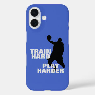 トレーニング遊懸命ハードバスケットボールTシャツ iPhone 16ケース