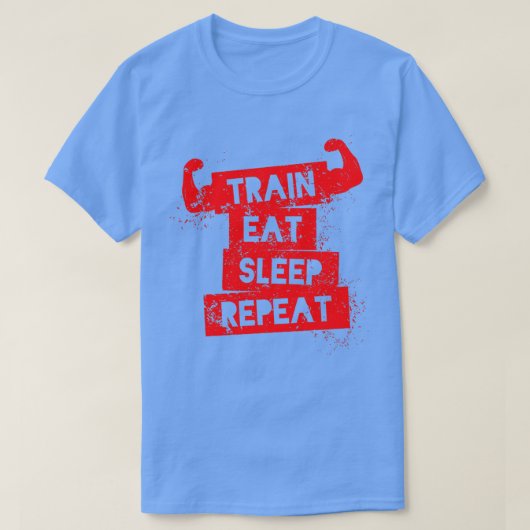 トレーニング食べスリープ Tシャツ (デザイン正面)