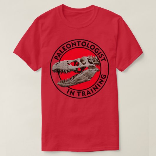 トレーニング2の古生物学者 Tシャツ (デザイン正面)