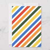 トレーニング2nd誕生日招待状 – 男の子 招待状 (裏面)