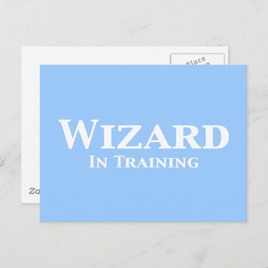 トレーニング・ギフトのウィザード ポストカード (正面/裏面)