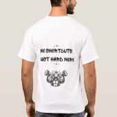 トレーニング ハード ホワイト Tシャツ (裏面)