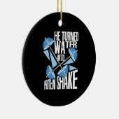 トレーニング – プロテインシェイク セラミックオーナメント (右)