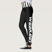 トレーニング（白黒またはDIYカラー） レギンス (左)