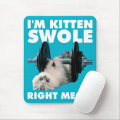 トレーニング- Cat - I'm Kitten Swole Right Meow マウスパッド (マウス)