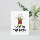 トレーニングTシャツとギフトのシェフ ポストカード (スタンド正面)