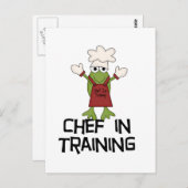トレーニングTシャツとギフトのシェフ ポストカード (正面/裏面)