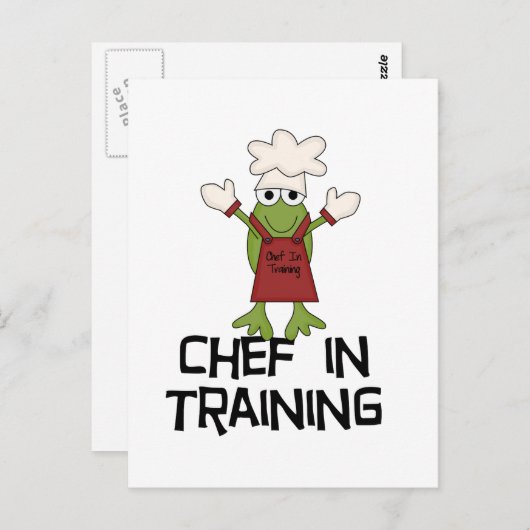 トレーニングTシャツとギフトのシェフ ポストカード (正面/裏面)