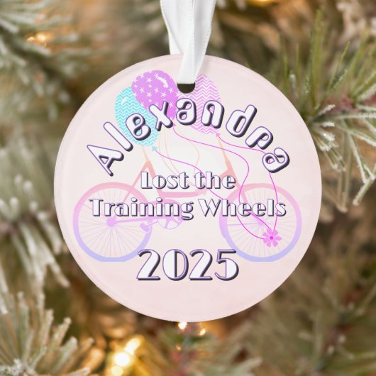 トレーニ失ったングホイールの背面の写真 オーナメント (ツリー)
