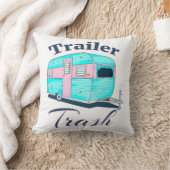 トレーラおもしろいーゴミRVキャンピング クッション (ブランケット)