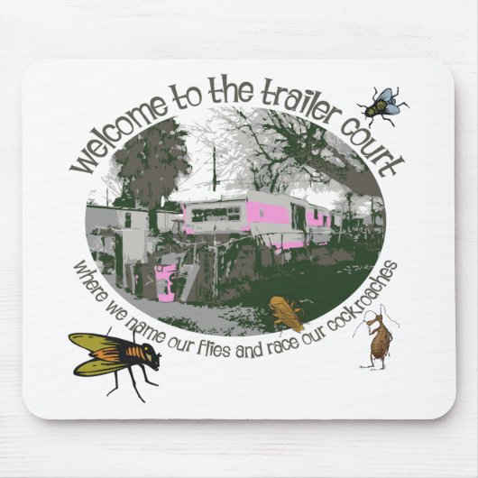 トレーラおもしろいーパークシャツとギフト マウスパッド (正面)
