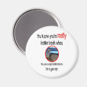 トレーラおもしろいーパークシャツとギフト マグネット (正面/裏面)