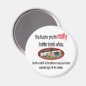 トレーラおもしろいーパークシャツとギフト マグネット (正面/裏面)