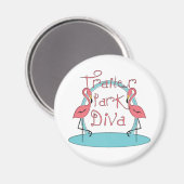 トレーラおもしろいーパークシャツとギフト マグネット (正面/裏面)