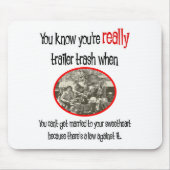 トレーラおもしろいーパークシャツ マウスパッド (正面)