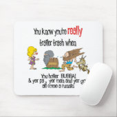 トレーラおもしろいーパークシャツ マウスパッド (マウス)