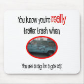 トレーラおもしろいーパークシャツ マウスパッド (正面)