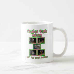 トレーラおもしろいーパークダウグ コーヒーマグカップ